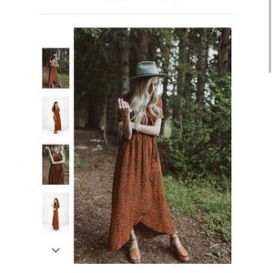 NWOT floral wrap maxi dress Journey 5